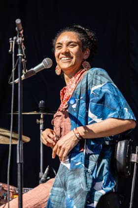 Zaynab Wilson live at Copenhagen Jazz Festival 2026 Copenhagen, Denmark. 11th, July 2026. The Canadian singer, composer and multi-instrumentalist Zaynab Wilson performs a live concert at Den Rode Plads as part of Copenhagen Jazz Festival 2026 in Copenhagen. Denmark, Copenhagen, Den Rode Plads  Copyright: xGonzalesxPhoto ErlingxBrodersenx
