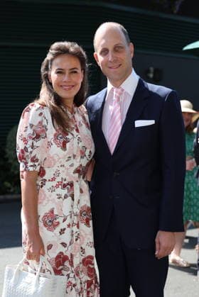. 12 07 2026. London, United Kingdom. Lord Frederick Windsor and Sophie Winkleman arriving for the Mens Singles Final on the last day of the Wimbledon Tennis Championships in London.  xStephenxLockx xi-Imagesx IIM-26902-0003