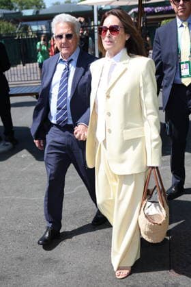 . 12 07 2026. London, United Kingdom. Dustin Hoffman arriving for the Mens Singles Final on the last day of the Wimbledon Tennis Championships in London.  xStephenxLockx xi-Imagesx IIM-26902-0005