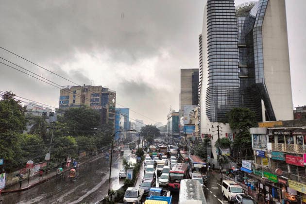 July 12, 2026, Dhaka, Dhaka, Bangladesh: DHAKA, Bangladesh, July 12, 2026 Ã¢â‚¬ Overnight heavy rainfall triggered widespread waterlogging across Dhaka on Sunday, disrupting daily life and causing severe hardship for residents...Several low-lying areas of the capital were submerged under knee- to waist-deep water, forcing commuters, schoolchildren, office workers and daily wage earners to wade through flooded streets. In several neighborhoods, mothers were seen carrying their children, while parents guided students by hand through waterlogged roads...The persistent rainfall caused severe traffic congestion on major roads across the capital, leaving many commuters stranded for hours and delaying travel. According to local residents, inade  - ZUMAk185 20260712_zip_k185_026 Copyright: xRubelxKarmakerx