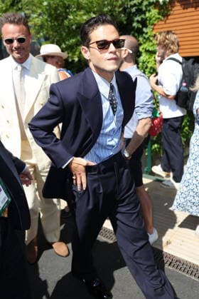 . 12 07 2026. London, United Kingdom. Remi Malek arriving for the Mens Singles Final on the last day of the Wimbledon Tennis Championships in London.  xStephenxLockx xi-Imagesx IIM-26902-0012