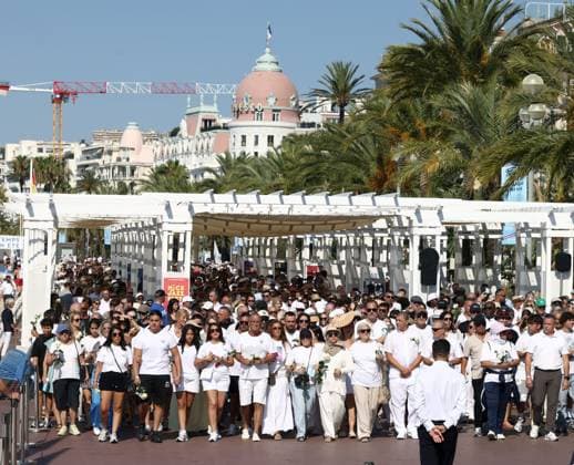 SILENT MARCH JULY 14, NICE PHOTOPQR NICE MATIN Sébastien Botella Nice July 12, 2026 Silent march for the victims of the July 14 attacks on the Promenade des Anglais in Nice, July 12, 2026 Nice, France, July 12, 2026—10 years after the Nice attack. A silent march for the victims—86 dead, hundreds injured—of the July 14 attacks on the Promenade des Anglais in Nice, July 12, 2026, Nice, France  Copyright: xPHOTOPQR NICExMATIN MAXPPPxsébastienxBotellax 20260712NIM1974 20260712NIM1974