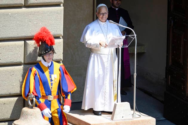 IPA86626662 - Rome: Pope Leo XIV™s Angelus at Castel Gandolfo  Copyright: xSTEFANOxCAROFEIx xFOTOGRAMMAx xSTEFANOxCAROFEIx 86626662