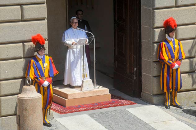 IPA86626625 - Rome: Pope Leo XIV™s Angelus at Castel Gandolfo  Copyright: xSTEFANOxCAROFEIx xFOTOGRAMMAx xSTEFANOxCAROFEIx 86626625