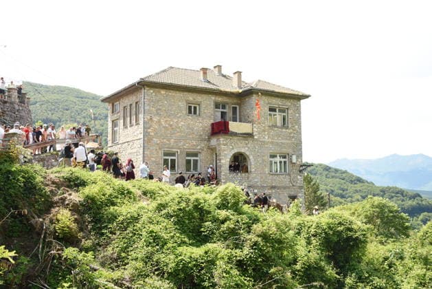 Traditional Galichnik Wedding in North Macedonia MAVROVO AND ROSTUSA, NORTH MACEDONIA - JULY 12: A view from centuries-old Galichnik Wedding, one of the Balkans most distinctive traditional wedding ceremonies, held in the historic mountain village of Galichnik, about 110 kilometers west of Skopje, in Mavrovo and Rostusa, North Macedonia, on July 12, 2026. The annual event, regarded as one of the country s most important cultural heritage traditions, attracts visitors from across North Macedonia and abroad. Medin Nuredini Anadolu Mavrovo and Rostusa North Macedonia. Editorial use only. Please get in touch for any other usage.  Copyright: x2026xAnadoluxMedinxNuredinix