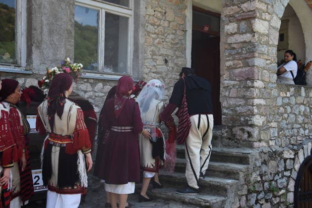Traditional Galichnik Wedding in North Macedonia MAVROVO AND ROSTUSA, NORTH MACEDONIA - JULY 12: A view from centuries-old Galichnik Wedding, one of the Balkans most distinctive traditional wedding ceremonies, held in the historic mountain village of Galichnik, about 110 kilometers west of Skopje, in Mavrovo and Rostusa, North Macedonia, on July 12, 2026. The annual event, regarded as one of the country s most important cultural heritage traditions, attracts visitors from across North Macedonia and abroad. Medin Nuredini Anadolu Mavrovo and Rostusa North Macedonia. Editorial use only. Please get in touch for any other usage.  Copyright: x2026xAnadoluxMedinxNuredinix