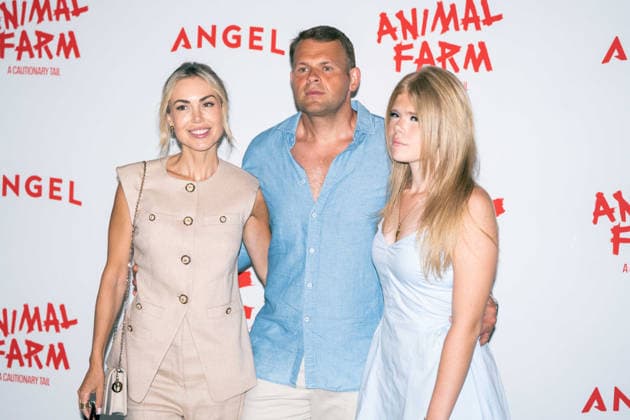 Animal Farm Exclusive Screening - Arrivals (L) Kate Ozerov and her family attend the Animal Farm exclusive screening at Vue Leicester Square on July 12, 2026 in London, England., Credit:Lounis Tiar Avalon United Kingdom, London, Vue Leicester Square  Copyright: xLounisxTiarx xAvalonx 1116139732