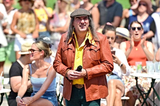 ZDF - Fernsehgarten. Sänger Guildo Horn ( Horst Heinz Köhler ) während der ZDF - Unterhaltungsshow Fernsehgarten am 12.07.2026 in Mainz. 20260712MWI134327 *** ZDF Fernsehgarten singer Guildo Horn and Horst Heinz Köhler during the ZDF entertainment show Fernsehgarten on July 12, 2026, in Mainz 20260712MWI134327