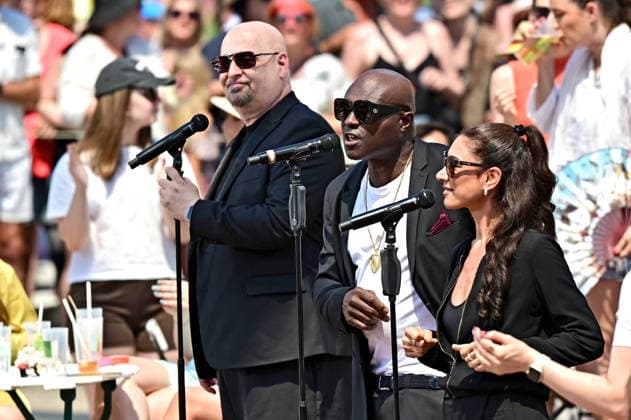 ZDF - Fernsehgarten. Sänger Nana ( Nana Kwame Abrokwa ) während der ZDF - Unterhaltungsshow Fernsehgarten am 12.07.2026 in Mainz. 20260712MWI134512 *** ZDF Fernsehgarten singer Nana Nana Kwame Abrokwa during the ZDF entertainment show Fernsehgarten on July 12, 2026, in Mainz 20260712MWI134512