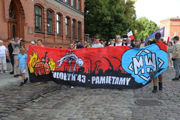Torun 12.07.2026 March of Remembrance of Volhynia in Torun Marsz Pamieci Wolynia w Toruniu fot. Mateusz Bialczyk arena akcji NEWSPIX.PL --- newspix.pl POLAND OUT! 