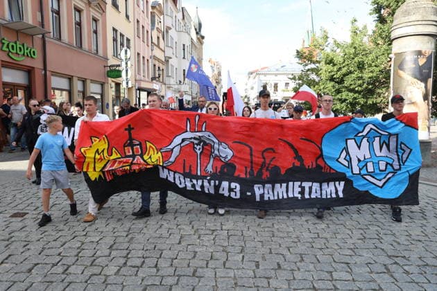 Torun 12.07.2026 March of Remembrance of Volhynia in Torun Marsz Pamieci Wolynia w Toruniu fot. Mateusz Bialczyk arena akcji NEWSPIX.PL --- newspix.pl POLAND OUT! 