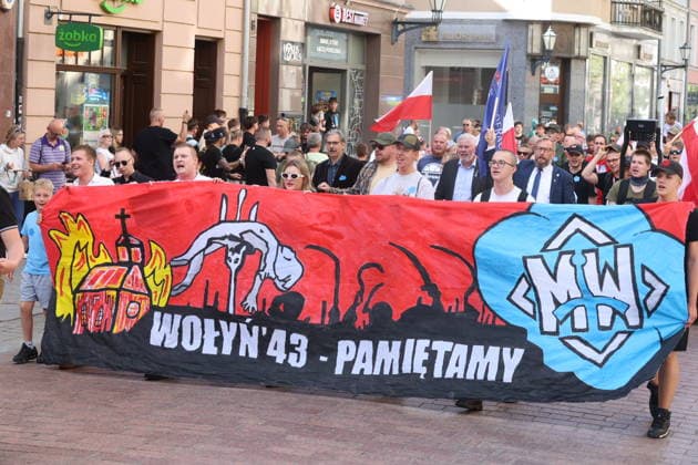 Torun 12.07.2026 March of Remembrance of Volhynia in Torun Marsz Pamieci Wolynia w Toruniu fot. Mateusz Bialczyk arena akcji NEWSPIX.PL --- newspix.pl POLAND OUT! 