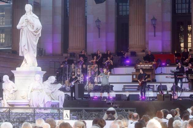 12.07.2026, David Garrett, Violinist, im Konzert live beim Classic open Air 2026, in Berlin, Gendarmenmarkt, Berlin Deutschland, Germany *** July 12, 2026, David Garrett, violinist, performing live at Classic Open Air 2026, in Berlin, Gendarmenmarkt, Berlin, Germany