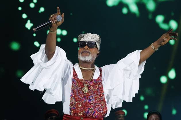 Picture taken during a concert of Koffi Olomide, at the Koning Boudewijnstadion Stade Roi Baudouin, in Brussels, Sunday 12 July 2026.  NICOLASxMAETERLINCK 181025851