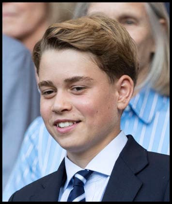 . 12 07 2026. London, United Kingdom Prince George watches from the Royal Box as his mother Kate Middleton, the Princess of Wales, presents the trophy to Jannik Sinner after he won the Mens Singles Final at the Wimbledon Tennis Championships in London.  xStephenxLockx xi-Imagesx IIM-26902-0212