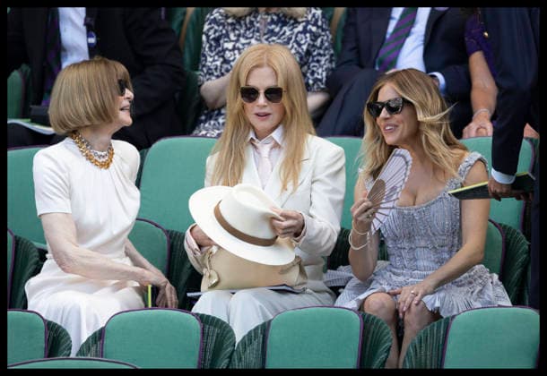 . 12 07 2026. London, United Kingdom Anna Wintour, Nicole Kidman and Sienna Miller in the Royal Box before the start of the Mens Singles Final at the Wimbledon Tennis Championships in London.  xStephenxLockx xi-Imagesx IIM-26902-0228