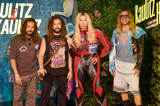 Tom Kaulitz und Bill Kaulitz bei der Präsentation ihrer Wachsfigurn im Madame Tussauds. Berlin, 12.07.2026 *** Tom Kaulitz and Bill Kaulitz at the unveiling of their wax figures at Madame Tussauds Berlin, July 12, 2026 Foto:xM.xBehrensx xFuturexImagex kaulitz_6710
