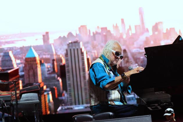 Michel Polnareff In Central Park Concert In Celebration of Bastille Day - NYC French iconic singer Michel Polnareff is singing during a rare performance at Bastille Day concert in Central Park, New York on July 12, 2026. Photo by Charles Guerin ABACAPRESS.COM New York City NY United States  Copyright: xGuerinxCharles ABACAx
