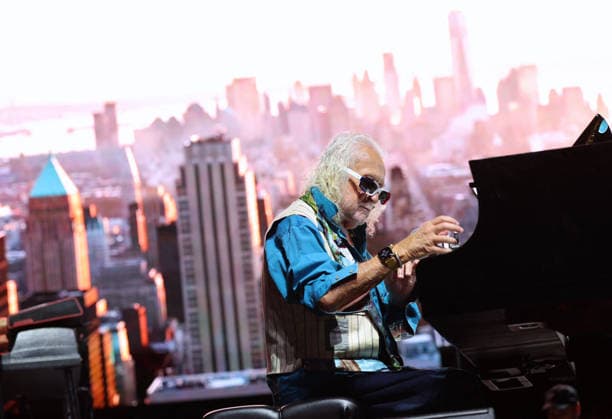 Michel Polnareff In Central Park Concert In Celebration of Bastille Day - NYC French iconic singer Michel Polnareff is singing during a rare performance at Bastille Day concert in Central Park, New York on July 12, 2026. Photo by Charles Guerin ABACAPRESS.COM New York City NY United States  Copyright: xGuerinxCharles ABACAx