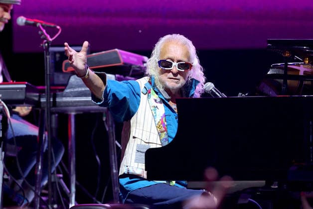Michel Polnareff In Central Park Concert In Celebration of Bastille Day - NYC French iconic singer Michel Polnareff is singing during a rare performance at Bastille Day concert in Central Park, New York on July 12, 2026. Photo by Charles Guerin ABACAPRESS.COM New York City NY United States  Copyright: xGuerinxCharles ABACAx