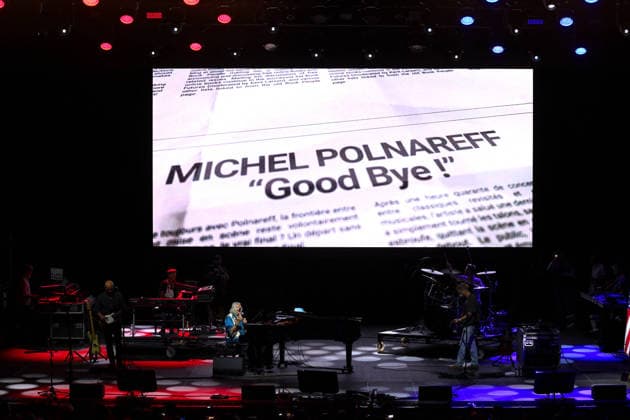 Michel Polnareff In Central Park Concert In Celebration of Bastille Day - NYC French iconic singer Michel Polnareff is singing during a rare performance at Bastille Day concert in Central Park, New York on July 12, 2026. Photo by Charles Guerin ABACAPRESS.COM New York City NY United States  Copyright: xGuerinxCharles ABACAx