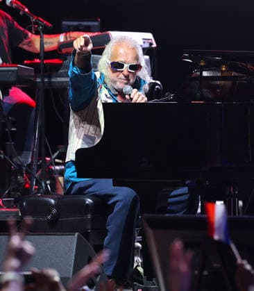 Michel Polnareff In Central Park Concert In Celebration of Bastille Day - NYC French iconic singer Michel Polnareff is singing during a rare performance at Bastille Day concert in Central Park, New York on July 12, 2026. Photo by Charles Guerin ABACAPRESS.COM New York City NY United States  Copyright: xGuerinxCharles ABACAx