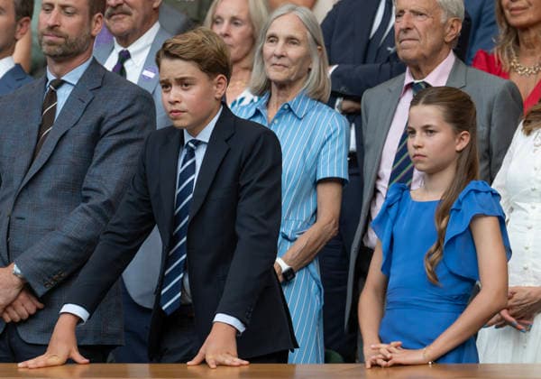 The Prince and Princess of Wales, Prince George and Princess Charlotte attend the Wimbledon Mens™ Singles Final The Prince and Princess of Wales, Prince George and Princess Charlotte attend the Wimbledon Mens™ Singles Final at the All England Lawn Tennis and Croquet Club, Wimbledon, London, UK, on the 12th July 2026. Wimbledon The All England Lawn Tennis and Croquet Club London United Kingdom  WHA-0831