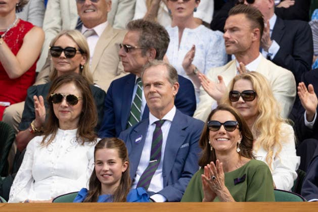 The Prince and Princess of Wales, Prince George and Princess Charlotte attend the Wimbledon Mens™ Singles Final The Prince and Princess of Wales, Prince George and Princess Charlotte attend the Wimbledon Mens™ Singles Final at the All England Lawn Tennis and Croquet Club, Wimbledon, London, UK, on the 12th July 2026. Wimbledon The All England Lawn Tennis and Croquet Club London United Kingdom  WHA-0831