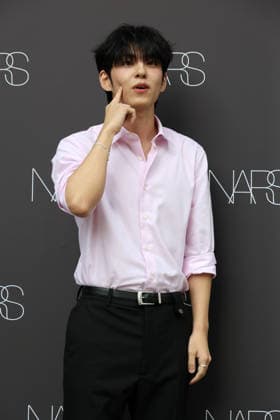 k-pop and film stars attend nars beauty pop-up in seoul, South Korea Wonpil of South Korean boy band DAY6 poses during a pop-up store event for NARS Insatiable Liquid Blush at Musinsa Megastore Seongsu in Seoul, South Korea, on July 13, 2026. Seoul South Korea  Copyright: xMatrixxImages JungxUi-Chelx