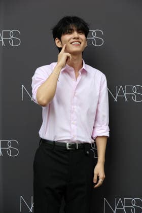 k-pop and film stars attend nars beauty pop-up in seoul, South Korea Wonpil of South Korean boy band DAY6 poses during a pop-up store event for NARS Insatiable Liquid Blush at Musinsa Megastore Seongsu in Seoul, South Korea, on July 13, 2026. Seoul South Korea  Copyright: xMatrixxImages JungxUi-Chelx