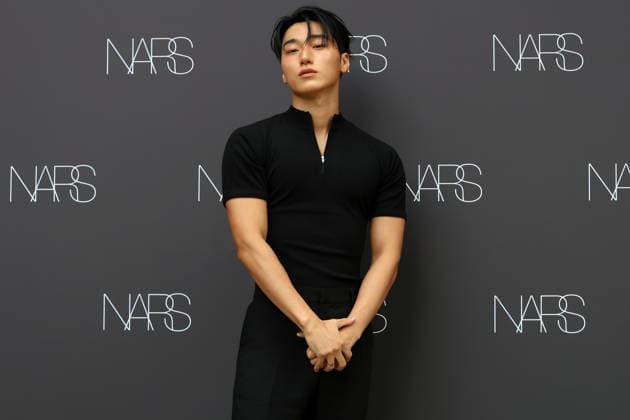 k-pop and film stars attend nars beauty pop-up in seoul, South Korea San of South Korean boy band ATEEZ poses during a pop-up store event for NARS Insatiable Liquid Blush at Musinsa Megastore Seongsu in Seoul, South Korea, on July 13, 2026. Seoul South Korea  Copyright: xMatrixxImages JungxUi-Chelx