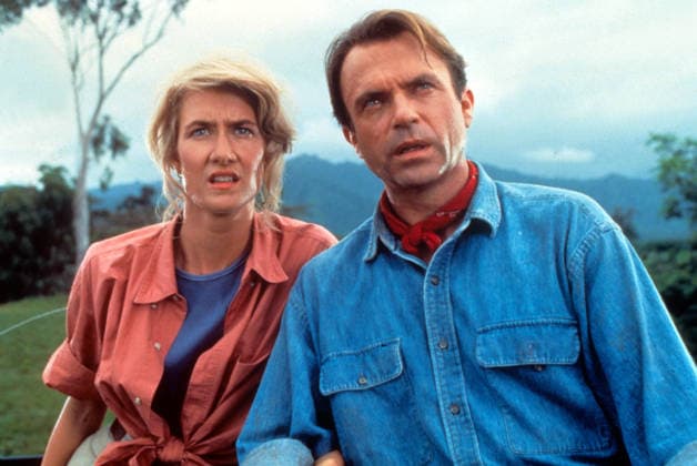 JURASSIC PARK (1993) LAURA DERN, SAM NEILL JUR 080 LAURA DERN, SAM NEILL When: 01 Jan 1993 Credit: Cover Images **Editorial Use Only** EDITORIAL USE ONLY. NOT FOR USE BY NEWSPAPERS BASED IN THE UK. Copyright: xx coverimg29746524