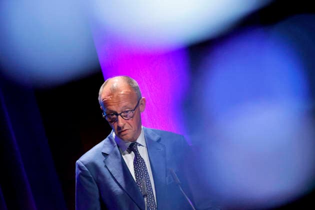 Bundeskanzler Friedrich Merz (CDU) bei seinem Besuch anlässlich der Eröffnung der Adenauer School of Government (ASG) an der Universität Köln. Die Institution soll künftige Entscheidungsträger ausbilden. Köln, 13.07.2026 NRW Deutschland *** Chancellor Friedrich Merz of the CDU during his visit to the opening of the Adenauer School of Government (ASG) at the University of Cologne. The institution is intended to train future decision-makers. Cologne, July 13, 2026, North Rhine-Westphalia, Germany Copyright: xChristophxHardtx