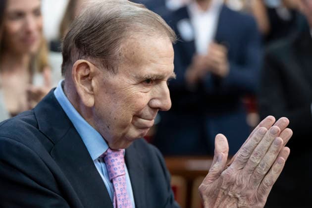Edmundo Gonzalez receives the 34th Convivencia Award in Madrid, Spain - 13 Jul 2026 Venezuelan President-elect, Edmundo Gonzalez seen during the awards ceremony for the 34th edition of the Convivencia Prize. Madrid Spain Copyright: xAtilanoxGarciax xSOPAxImagesx photo02181