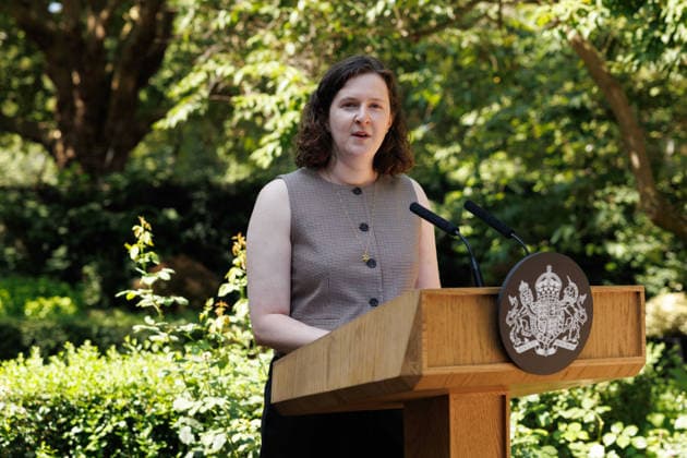 Prime Minister Keir Starmer hosts members of Jewish Community 13 07 2026. London, United Kingdom. Prime Minister Keir Starmer hosts a coffee morning with Ella Rose-Jacobs and members of the Jewish Community in the garden of 10 Downing Street., Credit:Ben Perry B66 Avalon United Kingdom, Greater London, London, 10 Downing Street  Copyright: xBenxPerryx xB66x xAvalonx 1116345147