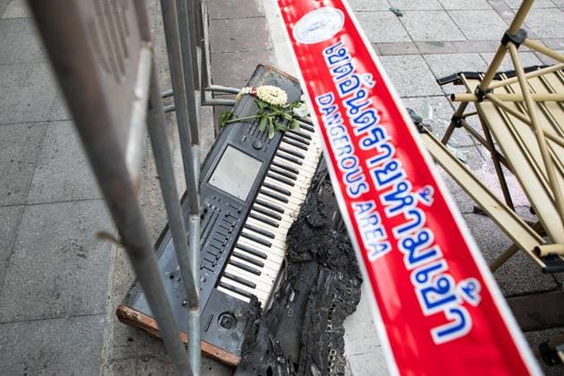 Deadly Bangkok Restaurant Fire Kills 27 and Injures 63 BANGKOK, THAILAND JULY 13, 2026: The aftermath of a fire is seen at a restaurant and bar on Ladprao Road in Bangkok s Chatuchak district, Thailand, on July 13, 2026, after a blaze swept through the premises the previous night. According to authorities, the fire broke out on the evening of July 12 and resulted in 27 fatalities and 63 injuries. Emergency services and investigators were deployed to the scene to assist victims, secure the area, and determine the cause of the fire. The incident ranks among the deadliest urban fires in Thailand in recent years and has prompted renewed attention to fire safety measures in public entertainment venues. BANGKOK TH Copyright: x xTEERAxNOISAKRANx xJNAxPressx