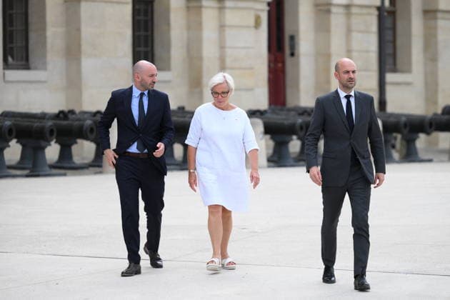 Emmanuel Macron, President of the French Republic, welcomes European leaders to the Coalition of the Willing Summit at the Hôtel des Invalides on July 13, 2026. Eliot Blondet Pool Abaca. French Minister of the Armed Forces and Veterans Affairs, Catherine Vautrin, and French Minister for Europe and Foreign Affairs, Jean Noel Barrot ahead of the Coalition of the Willing Summit in Paris, France, on July 13, 2026. Photo by Eliot Blondet, ABACAPRESS.COM, Paris, France  Copyright: xEliotxBlondetx xPoolx xBestimagexEliotxBlondetx xPoolx xBestimagex