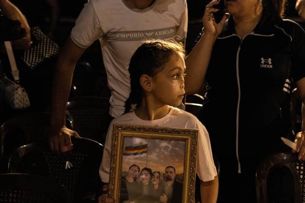 Vigil in Suwayda marks anniversary of deadly July clashes SUWAYDA, SYRIA JULY 13, 2026: Residents gather for a solidarity vigil in central Suwayda, southern Syria, marking the first anniversary of the July 2025 violence. The event featured an orchestral performance and speeches commemorating the victims, condemning the reported violations committed during the clashes and calling for unity and resilience. The violence, which erupted between armed groups before the intervention of Syria s interim government, reportedly resulted in civilian deaths, widespread destruction and the burning of dozens of villages. Suwayda Syrian Arab Republic Copyright: x xBahaaxH.xEmadx xJNAxPressx