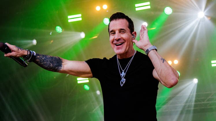 Creed Closes out Rockin Thunder Edmonton in True Rock Style in Canada - 12 Jul 2026 Scott Stapp, Lead singer for Creed performs at Rockin Thunder in Edmonton. Edmonton Canada Copyright: xRonxPalmerx xSOPAxImagesx 2026_07_12Creed852071