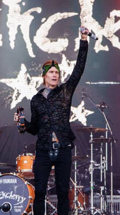 July 12, 2026, Edmonton, Alberta, Canada: Josh Todd from California hard rock band Buck Cherry performs at Rockin Thunder in Edmonton. Edmonton Canada - ZUMAs197 20260712_aaa_s197_396 Copyright: xRonxPalmerx