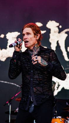 July 12, 2026, Edmonton, Alberta, Canada: Josh Todd from California hard rock band Buck Cherry performs at Rockin Thunder in Edmonton. Edmonton Canada - ZUMAs197 20260712_aaa_s197_412 Copyright: xRonxPalmerx