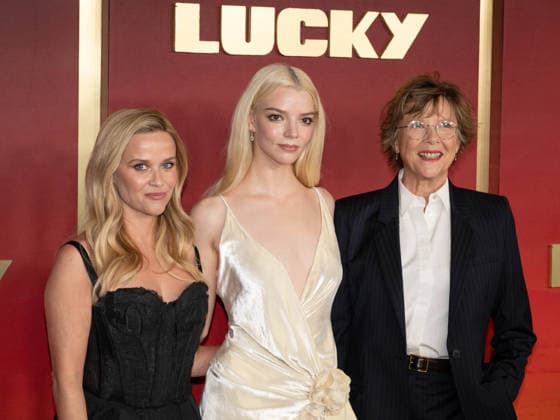 July 13, 2026, West Hollywood, California, USA: American actress and producer REESE WITHERSPOON, 50, actress ANYA TAYLOR-JOY, 30, and American actress ANNETTE BENING, 68, attend Apple TV s Lucky Red Carpet. West Hollywood USA  - ZUMAb173 20260713_aap_b173_035 Copyright: xBillyxBennightx