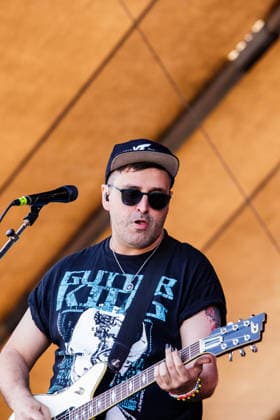 Local Alberta band Chilio opens day 2 of the Rockin Thunder Edmonton stage - 12 Jul 2026 Ricardo D Almeida, (rhythm guitar) from Alberta based band, Chilio performs at Rockin Thunder in Edmonton and winning a spot on the main stage in Battle of the Bands. Calgary Based Rock Band, Chilio won the Battle of the Bands which included a spot on the Main Stage at Rockin Thunder Edmonton opening for Creed on Day 2 of the Festival Edmonton Canada Copyright: xRonxPalmerx xSOPAxImagesx 2026_07_12_Chilio_848884