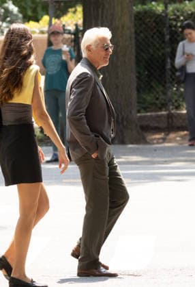 Filming on Asymmetry set Featuring: Richard Gere, Diana Silvers Where: New York, New York, United States When: 13 Jul 2026 Credit: Janet Mayer INSTARimages.com EDITORIAL USE ONLY. NOT FOR USE BY NEWSPAPERS BASED IN THE UK. Copyright: xx instar55848484
