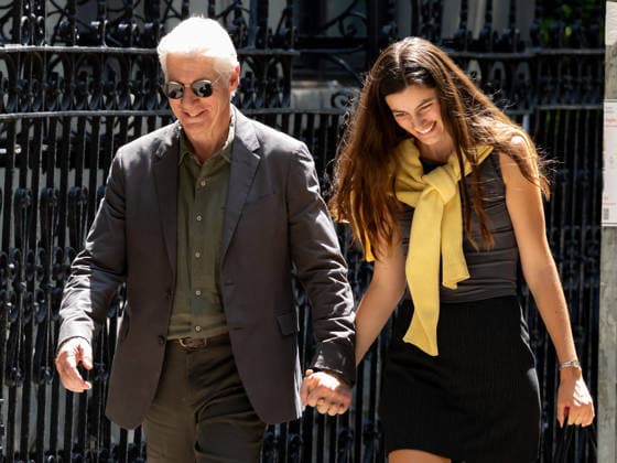 Filming on Asymmetry set Featuring: Richard Gere, Diana Silvers Where: New York, New York, United States When: 13 Jul 2026 Credit: Janet Mayer INSTARimages.com EDITORIAL USE ONLY. NOT FOR USE BY NEWSPAPERS BASED IN THE UK. Copyright: xx instar55848490