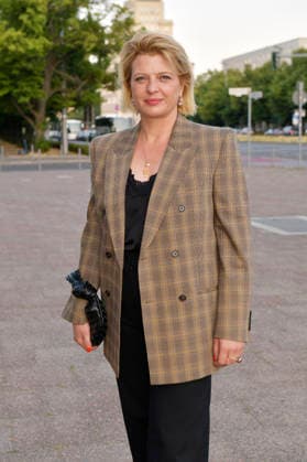 Jördis Triebel bei der Premiere des Dokumentarfilms Was haben wir gelacht im Kino International. Berlin, 13.07.2026 *** Jördis Triebel at the premiere of the documentary *Was haben wir gelacht* at the Kino International in Berlin, July 13, 2026 Foto:xM.xBehrensx xFuturexImagex gelacht_berlin_6710