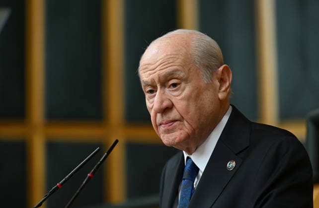 Turkiye s Nationalist Movement Party (MHP) Group Meeting ANKARA, TURKIYE - JULY 14: Nationalist Movement Party (MHP) Chairman Devlet Bahceli delivers a speech during his party’s parliamentary group meeting at the Turkish Grand National Assembly in Ankara, Turkiye on July 14, 2026. Rasit Aydogan Anadolu Ankara Turkey. Editorial use only. Please get in touch for any other usage.  Copyright: x2026xAnadoluxRasitxAydoganx