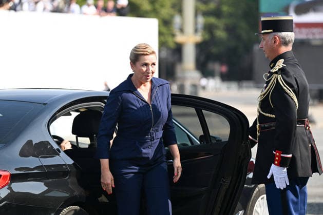 President Emmanuel Macron, Brigitte Macron, and officials at the July 14 military ceremony in Paris Jeanne Accorsini Pool Bestimage Denmark’s Prime Minister Mette Frederiksen arrives for the annual Bastille Day military parade at the Place de la Concorde in Paris, France, on July 14, 2026 ACCORSINIJEANNE accorsini0051 Credit Jeanne Accorsini SIPA 2607141059 Paris, France  Copyright: xJeannexAccorsinix xPoolx xBestimagexJeannexAccorsinix xPoolx xBestimagex