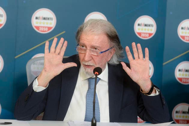 Italy, Rome, 14 July, 2026 - 5 Stelle movement, in press conference on the draft law concerning anti-mafia Italy, Rome, 14 July, 2026 : Former judge Roberto Scarpinato, of the 5 Stelle movement, in press conference on the draft law concerning anti-mafia, Credit:Stefano Carofei Agenzia Sintesi Avalon Italy, Rome  Copyright: xStefanoxCarofeix xAgenziaxSintesix xAvalonx 1116481331