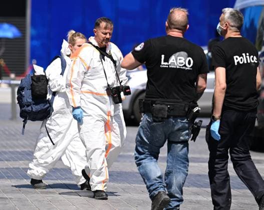 Fire in the OXY building on Place De Brouckère BRUSSELS, BELGIUM - JULY 14 : Fire in the OXY building on Place De Brouckère (several dead and missing) on July 14, 2026 in Brussels, Belgium, 14 07 2026 Brussels Belgium  Copyright: xDidierxLebrunx